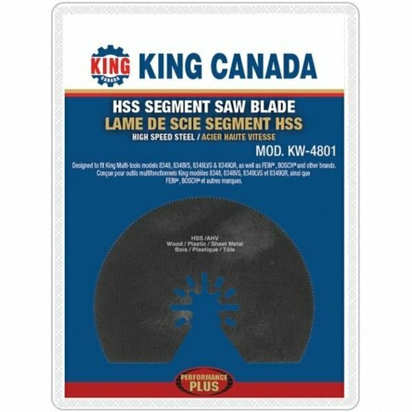 King Canada Tools Bld Saw Segment Oscilating KW-4801